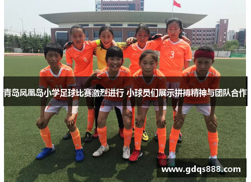 青岛凤凰岛小学足球比赛激烈进行 小球员们展示拼搏精神与团队合作